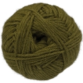 Olive Green - Baby llama/Merino wool - Aran - 100 gr./178 yd.