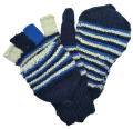 Mitten-Gloves - Hand-knitted - Size S
